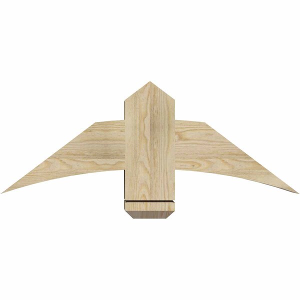 Ekena Millwork Bellingham Rough Sawn Timber Gable Bracket, Douglas Fir, 36"W x 13"H x 6"D x 6"F, 9/12 Pitch GBW036X13X0606BEL00RDF - main